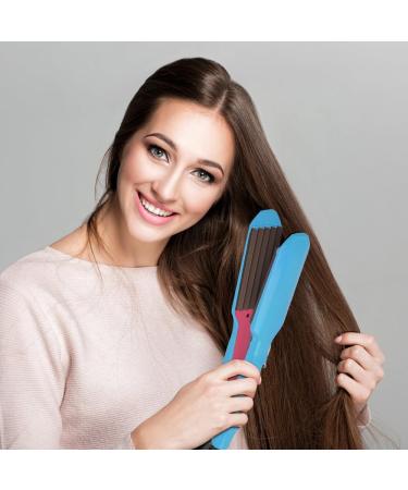 HOVCEH Crimping Iron for Hair Crimper for Hair Crimper Hair Iron Plates Styling Tools with 5 Heat Setting Mini Hair Crimper Hair Crimping Iron Wide Hair Crimper for Fluffy Hairstyle Corn Waves - Buy Online on GoSupps.com