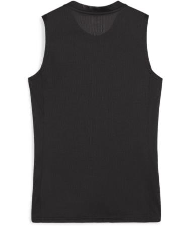 PUMA Unisex Teamgoal Sleeveless Jersey WMNS T-Shirt - Stylish Athletic Wear in PUMA Black PUMA White & Flat Dark Grey | International Shipping Available - Buy Online on GoSupps.com