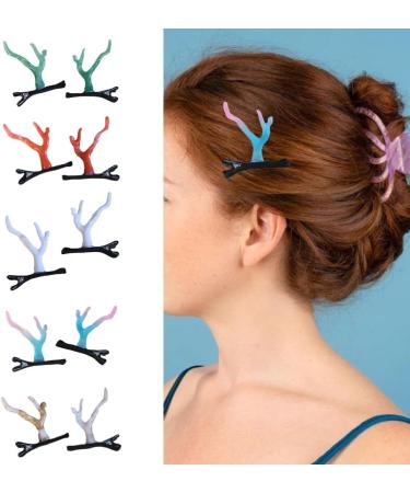 hgnxa Festive Dragon Horn Hair Clip Barrettes New Year Cosplay Masquerade Headwear Accessories Stylish Photo Props Gradient coffee - Buy Online on GoSupps.com
