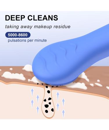 Rechargeable Silicone Face Scrubber - Waterproof Electric Facial Brush for Deep Cleaning & Massaging | Ideal Gift for Men & Women - Buy Online on GoSupps.com