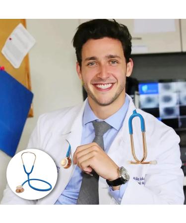 Shop Rose Gold Dual Head Stethoscope for Doctors & Nurses - Convertible Chestpiece | Pediatric & Infant Sizes Available - Buy Online on GoSupps.com