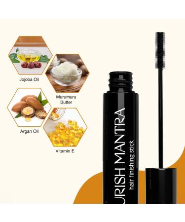NOURISH MANTRA Hair Finishing Stick | Non-Greasy & Non-Sticky Hair Fixer | No White Cast | Must-Have Hair Accessory for Men & Women | Shop Internationally - Buy Online on GoSupps.com
