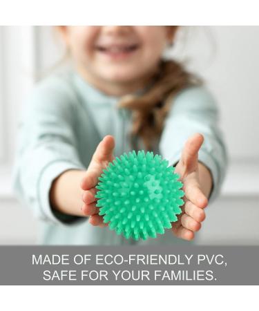 Plantar Fasciitis Relief Ball Set - 2 Pack Hard Spiky Massage Balls for Foot Therapy & Muscle Recovery - Trigger Point Massager for Myofascial Release - Green 7cm/9cm - Buy Online on GoSupps.com