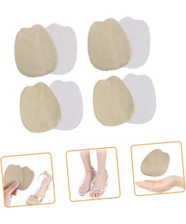 FOMIYES Non-Slip Cow Leather Half Size Sneakers Cushions - 4 Pairs Comfortable Forefoot & Heel Pads for Women - Buy Online on GoSupps.com