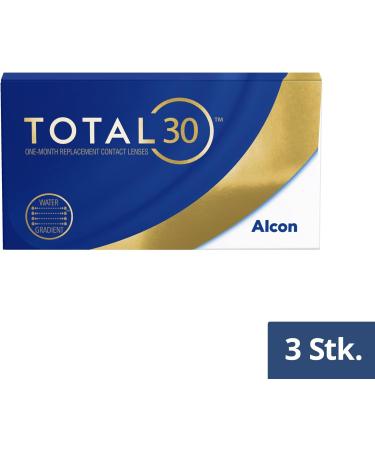 TOTAL30 Monthly Soft Lenses - 3 Pack | BC 8.4mm DIA 14.2mm -12.00 Diopters | International Shipping - Buy Online on GoSupps.com