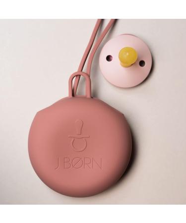 J.B rn Silicone Dummy Case | Dummy Holder Stores 3 Dummies | Easy to Clean Pacifier Holder | Easy to Attach Long Strap | Pacifier Case for Travels | Soother Holder for Newborn Stroller (Woodchuck) - Buy Online on GoSupps.com