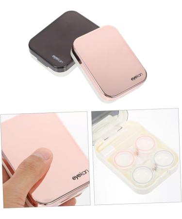 Buy SOLUSTRE Colored Contact Lenses with Mirror Film - Dustproof Travel Box - 2 Sets | International Shipping Available - Buy Online on GoSupps.com