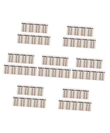 Beavorty 63 Sheets Waterproof Eyebrow Stickers False Eyebrows Dark Brown Eyebrow Tattoos Stickers Hair 3d