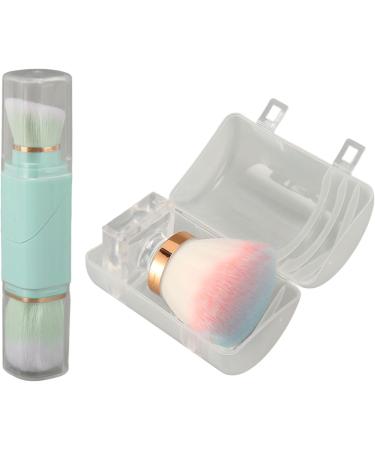 Portable Makeup Brush Ergonomic Strong Grip Thickened Die Casting Powder Brush Deformation Resistant Synthetic Fiber for Home - Buy Online on GoSupps.com