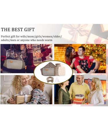 Investing Hot Water Bottle 1L - Rubber Heat Bottle with Waist Cover & Fleece Pull | Pain Relief for Legs Feet Neck & Waist (Brown) - Buy Online on GoSupps.com