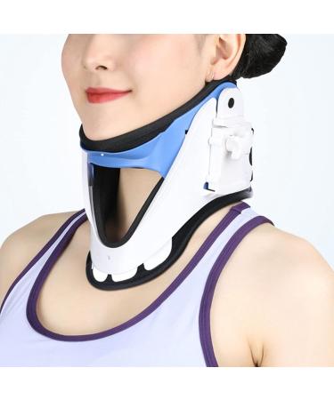 Neck Traction Device - 2 Button Adjustable Cervical Support for Home & Hospital | Breathable Neck Traction - Buy Online on GoSupps.com