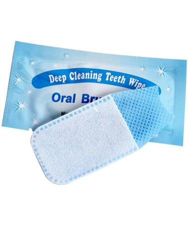 HEALLILY 20pcs Disposable Finger Toothbrush Gauze Dental Finger Brush Oral Hygiene Cleaning Wipes - Buy Online on GoSupps.com