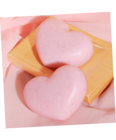 TOVINANNA Handmade Soap Heart Shape Soap Cleansing Soap Pink Heart-shaped Bath Soap - Buy Online on GoSupps.com