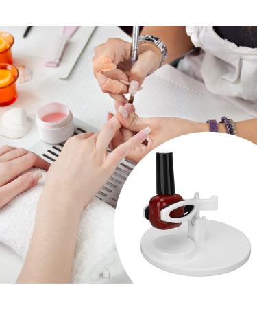 Nail Polish Bottle Holder with Tilter Function Reclining Nail Polish Holder Auxiliary Nail Painting Tools for Nail Salons Nail Schools (Can Be Tilted To Your Desired Angle)(White) - Buy Online on GoSupps.com
