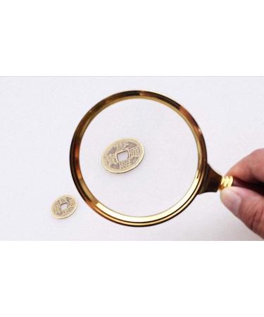 Diameter 8 cm Handheld 6 X Hd Lens Removable Handle Metal Magnifying Glass for Reading Crafts Repair Magnifier Lofty Ambition - Buy Online on GoSupps.com