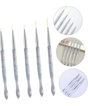 2sets Nail Art Drawing Pen Nail Tools Wire Pulling Tools Manicure for Nails Nail Art Liner Fashion Nail Art Pen Miniature Painting Nail Line Eyeliner Brush - Buy Online on GoSupps.com