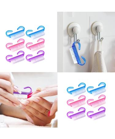 Changyeah 18 Pieces Nail Brush for Cleaning Fingers and Nails Manicure Scrubbers for Cleaning Nails with Handles Brushes for Men and Women Pet Teeth (3 Colours) - Buy Online on GoSupps.com