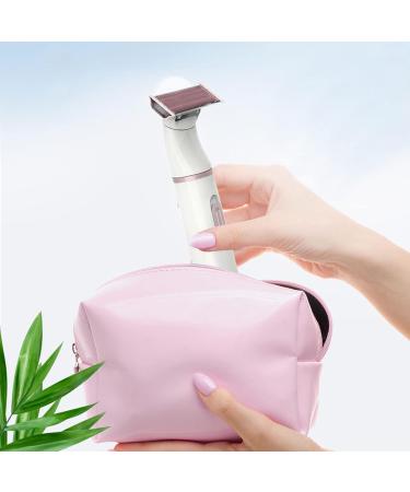 5-in-1 Women's Electric Razor | USB Rechargeable Hair Removal for Face Eyebrows Legs & Armpits | Stainless Steel Easy Clean International Shipping - Buy Online on GoSupps.com