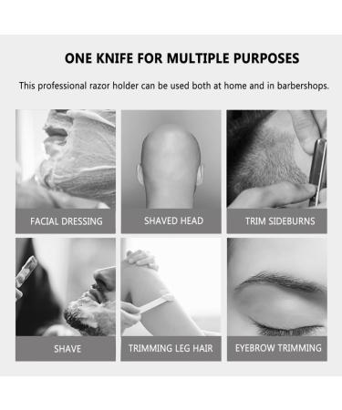 FRCOLOR Red Sandalwood Manual Shaver for Men - Durable Beard Shaver Tool with Catcher & Holder | 1 Count (Khaki - Buy Online on GoSupps.com