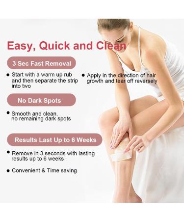 VBKITW Fleece Hair Removal Strips - 10 Pieces for Wax & Sugar Paste 9x18.5cm Face & Body Epilation - Buy Online on GoSupps.com