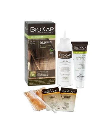BioKap Hair Lightening Cream 0.0 145ml permanent vegan & natural nourishing formula suitable for sensitive skin