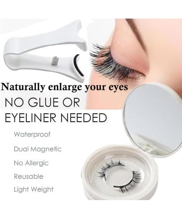 Iris and Ada Magnetic Lashes Lumeer Magnetic Eyelashes with Applicator Reusable Magnetic Eyelashes Natural Look Magnetic Lashes No Glue or Liner Needed (Simple+Nature) - Buy Online on GoSupps.com