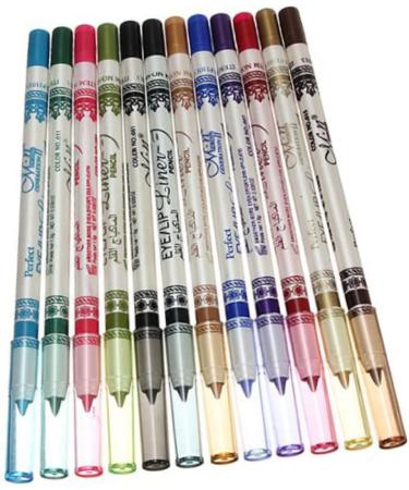 FRCOLOR 12in1 Eye Liner Smudge Long Lasting Makeup For Eyes Lips Eyebrows And Any Style medium as shown - Buy Online on GoSupps.com