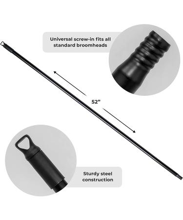 Lilly Brush Mighty Pet Hair Detailer with 52 Steel Handle - Perfect for Removing Dog and Cat Hair from Carpets and Rugs - Buy Online on GoSupps.com