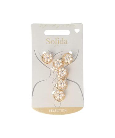Solida Selection Hair Curlies with Flowers & Gold - Set of 6 | International Shipping Available - Buy Online on GoSupps.com