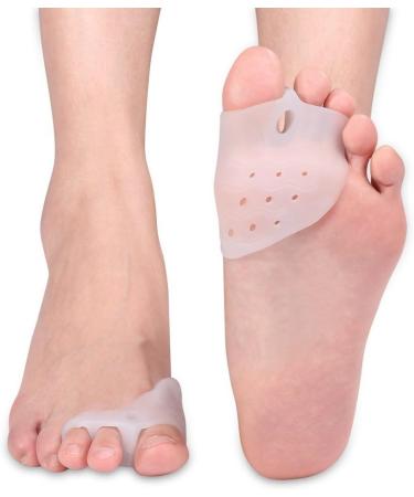 Cerlingwee Gel Toe Spreader - Silicone Bunion Protection & Big Toe Separator Cushion for Men | Hallux Valgus Fix & Forefoot Bunion Corrector - Buy Online on GoSupps.com