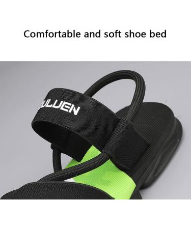 Men's Beach Sandals - Indoor/Outdoor Flip Flops Casual Slip-On Athletic Slippers Soft Sole Size 6.5 - Black - Buy Online on GoSupps.com