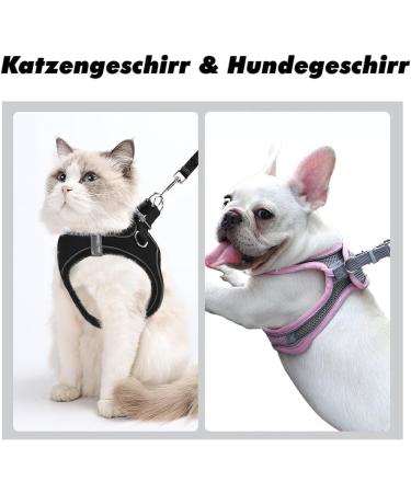 Shop XXS Pink Dog Harness & Puppy Tableware - Bright Leash Dishes for Small Dogs & Cats | International Shipping Available - Buy Online on GoSupps.com
