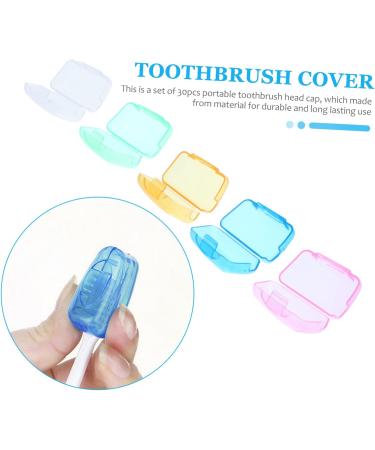 Buy Tovinanna 90-Piece Portable Toothbrush Dust Protection Covers - Practical & Stylish Toothbrush Caps for Travel - Buy Online on GoSupps.com