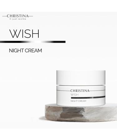 CHRISTINA Wish Night Cream 50ml for Normal & Dry Skin Luxury Hydration for Glowing Skin - Buy Online on GoSupps.com