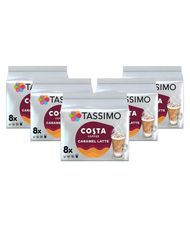 Tassimo Costa 8 servings - Caramel Latte - Pack of 5