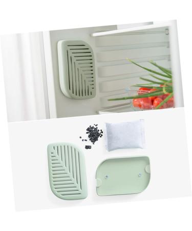 Homoyoyo Refrigerator Smell Remover - 3 Piece Activated Charcoal Air Purification Box for Freshness - Buy Online on GoSupps.com