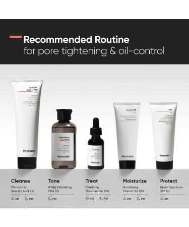 Minimalist PHA 3% Alcohol-Free Face Toner - Pore Tightening & Hydrating for Oily, Acne Prone & Sensitive Skin | 150ml - Buy Online on GoSupps.com