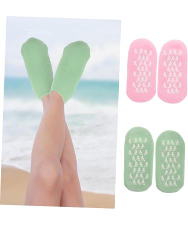  Didiseaon 4 Pieces Foot Mask Socks Revitalizing Socks Gel Spa Socks Hydrating Sock Moisturizing Leg Socks Rejuvenating Foot Cover Moisturizing Socks Lotion Socks Clothing Fabric Didiseaon - Buy Online on GoSupps.com