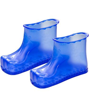 Portable Foot Bath Shoes | Waterproof Anti-Slip Foot Bath Shoes | Household Foot Bath Shoes for Bathroom Apartment Dormitory Height 18cm 45 Yards Blue - Buy Online on GoSupps.com