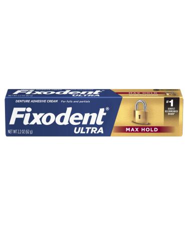 Fixodent Ultra Max Hold Dental Adhesive 2.2 oz