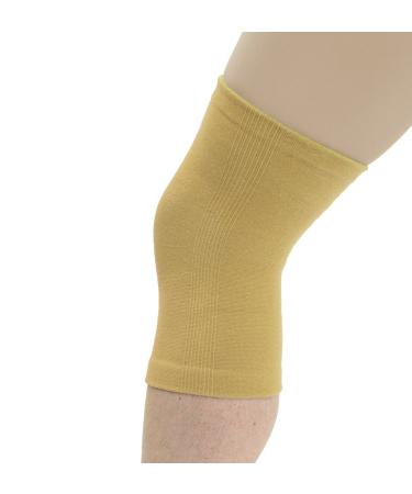 Maxar Cotton/Elastic Knee Brace - Beige Large