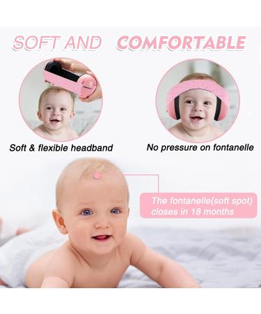 WORCBGIO Infant Ear Protection Noise Cancelling Baby Ear Muffs  Toddler Hearing Protection with Adjustable Elastic Headband Donut - Buy Online on GoSupps.com