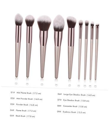 FRCOLOR 18 Pcs Professional Makeup Brush Set - Bamboo Tool Kit for Women | Ideal for Cosmetics Powder and Makeup Artists - Buy Online on GoSupps.com
