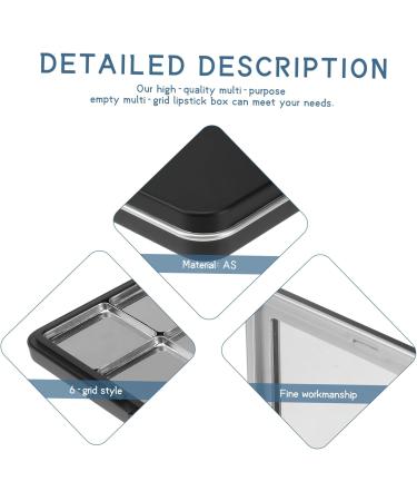 FOYTOKI 1 Set Eye Shadow Box DIY Blusher Container Fillable Eyeshadow Container Refillable Blusher Container Travel Eyeshadow Container Refillable Lipstick Container Makeup Supplies - Buy Online on GoSupps.com