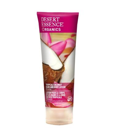 Desert Essence Organics Hand and Body Lotion Tropical Coconut 8 fl oz (237 ml)