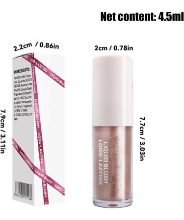  G n rique Liquid Beauty Blush Melting Liquid Cream for Cheeks 4.5ml Long-lasting Buildable Intensity for Daily Use Travel and Events - Buy Online on GoSupps.com