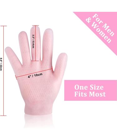 Moisturizing Silicone Gel Spa Gloves for Dry, Aging Hands - 1 Pair - Buy Online on GoSupps.com