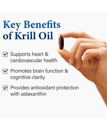 ADVANCED OMEGA Antarctic Krill Oil 1000mg Contains Omega-3 Fatty Acid EPA DHA Axtaxanthin and Phospholipids (60 Count) - Buy Online on GoSupps.com