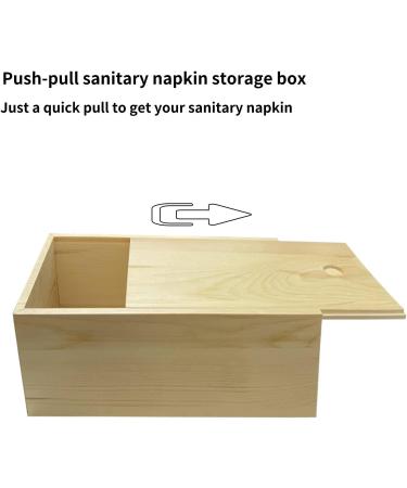 Yeebeny Sanitary Napkin Storage Container | Stylish Pad & Tampon Holder for Bathrooms | Organize Your Period Essentials - Buy Online on GoSupps.com