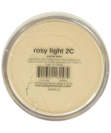Everyday Minerals Rosy Light 2C Jojoba Base Foundation Powder - Vegan, Organic, Cruelty-Free - Buy Online on GoSupps.com